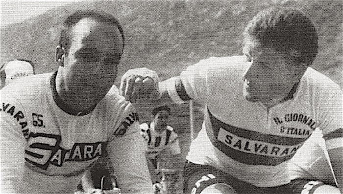 Una foto del 1962 richiama ricordi e la storia del ciclismo