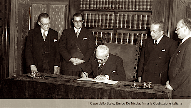 22 dicembre 1947, approvata la Costituzione della Repubblica
