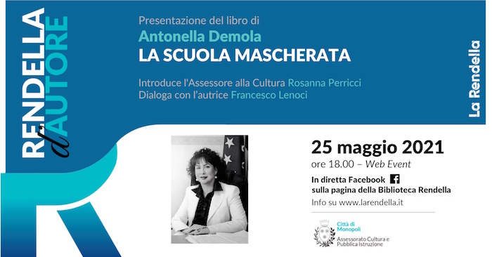 "La scuola mascherata", il libro di Antonella Demola