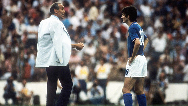 Bearzot e Rossi al Mundial '82