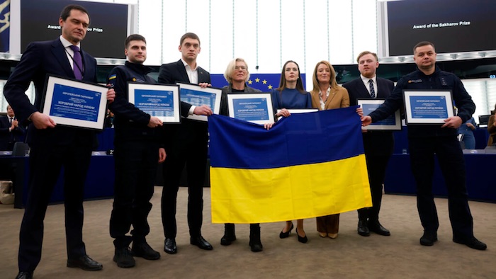 Il Premio Sacharov 2022 del Parlamento europeo al popolo ucraino