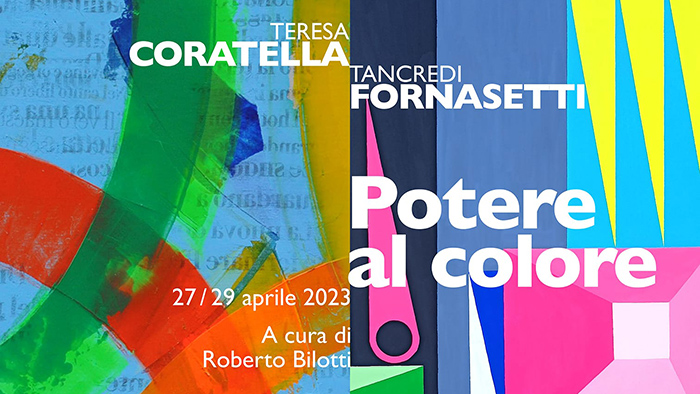 ‘Potere al Colore’, la mostra di Teresa Coratella e Tancredi Fornasetti