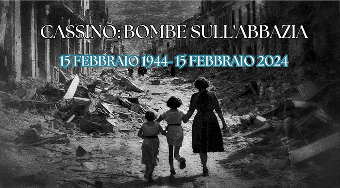 Cassino 1944: bombe sull'Abbazia