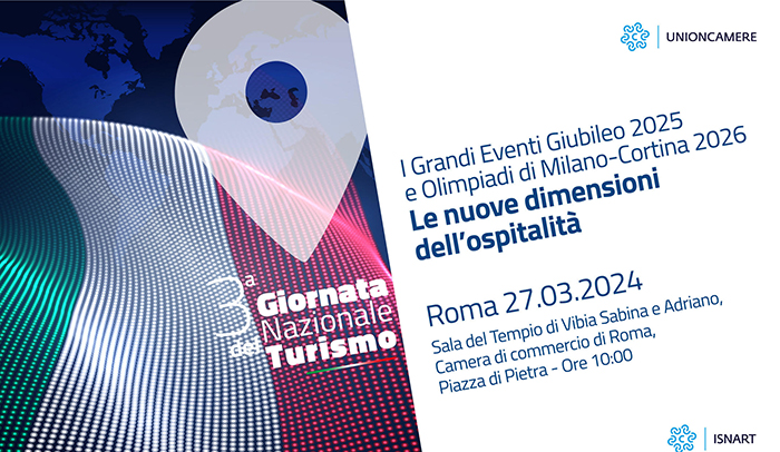 Giornata nazionale del turismo, Giubileo 2025 e Olimpiadi invernali di Milano-Cortina 2026 in primo piano