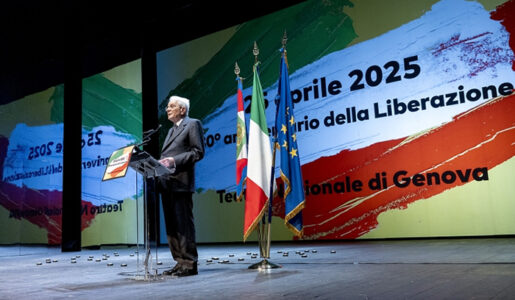 25 aprile, il discorso Presidente della Repubblica, Sergio Mattarella a Genova
