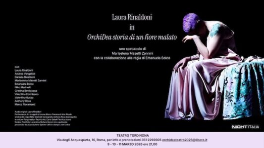 "OrchiDea, storia di un fiore malato” torna in scena a marzo: teatro verità con Laura Rinaldoni, regia Mariaelena Masetti Zannini